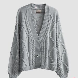 New Taylor Swift Tortured Poets Department Gray Cardigan